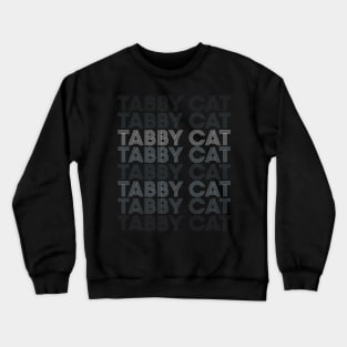 Retro Silver Tabby Cat Crewneck Sweatshirt